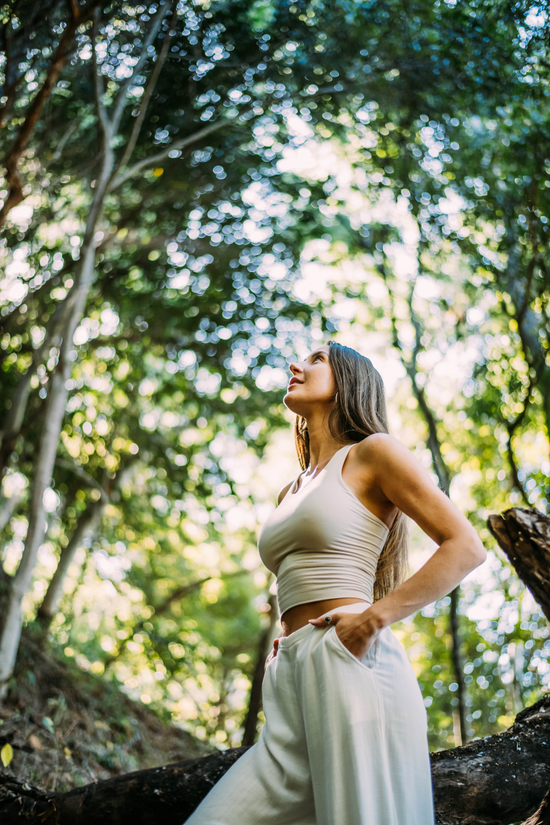 Vinyasa Bamboo Top- Moonstone