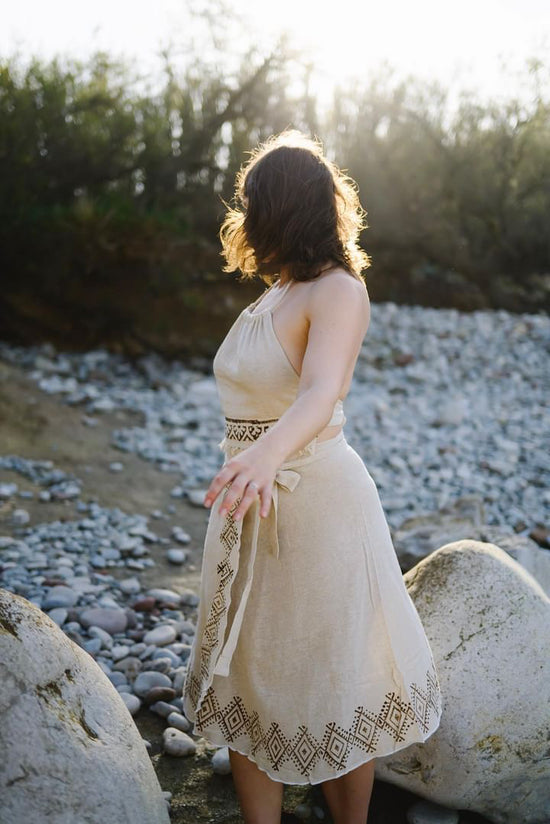 Opal Wrap Skirt- Cotton