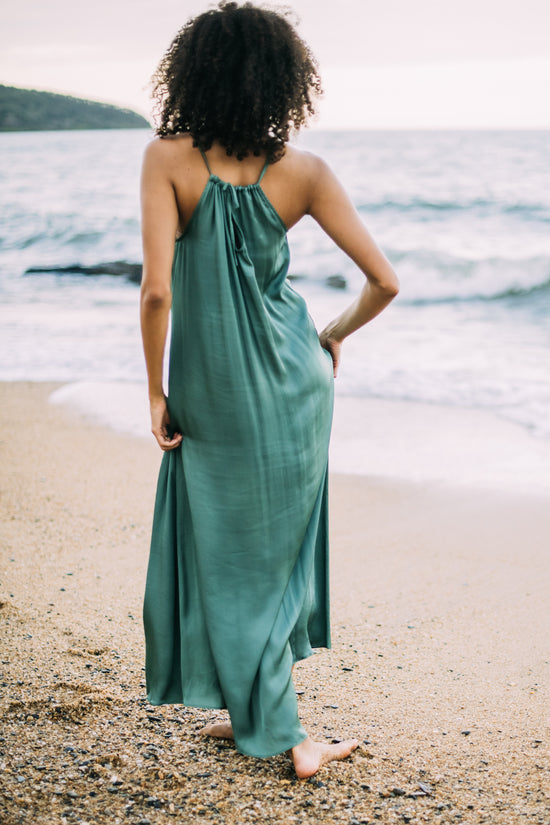 Aphrodite Maxi Dress- Aqua