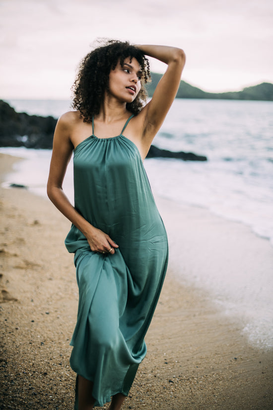Aphrodite Maxi Dress- Aqua