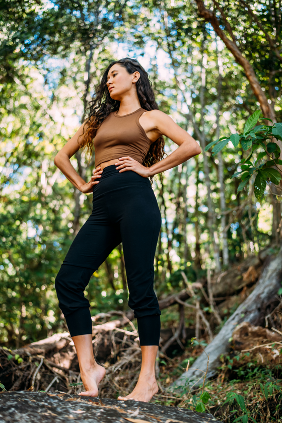 Yin Bamboo Top- Sand