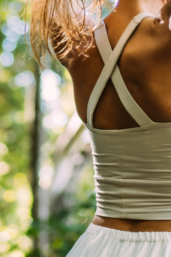 Vinyasa Bamboo Top- Moonstone