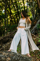 Kundalini Linen Pants- White