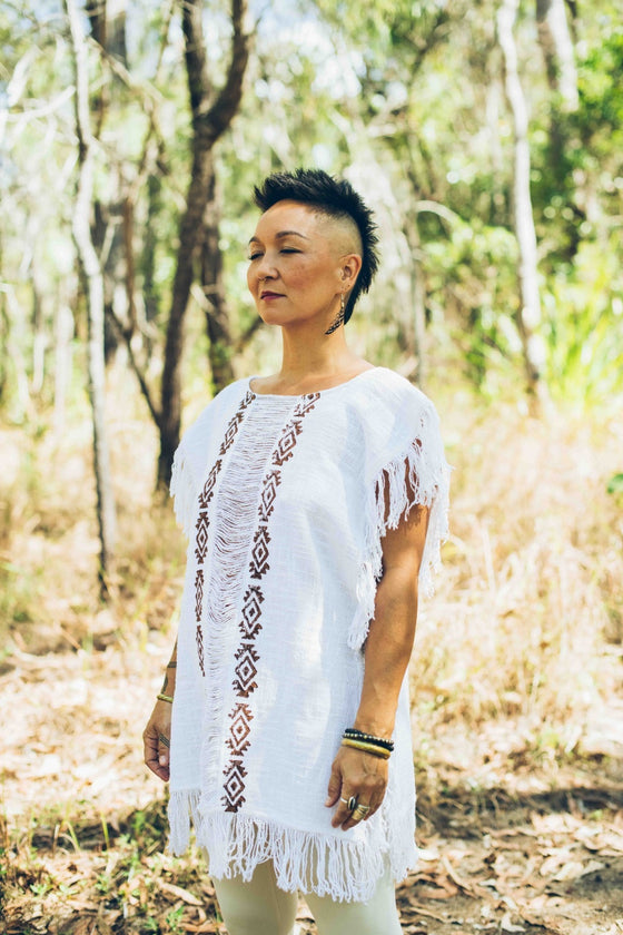 Selenite Top- Cotton