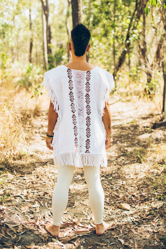 Selenite Top- Cotton