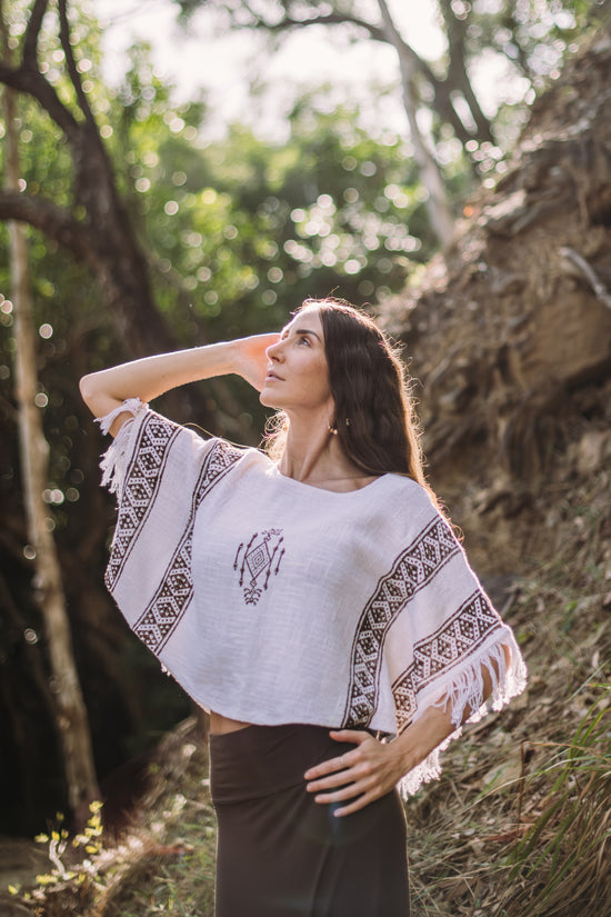 Ivory Kaftan- Cotton