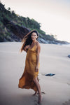 Illuminate Maxi Dress-Silk-Copper