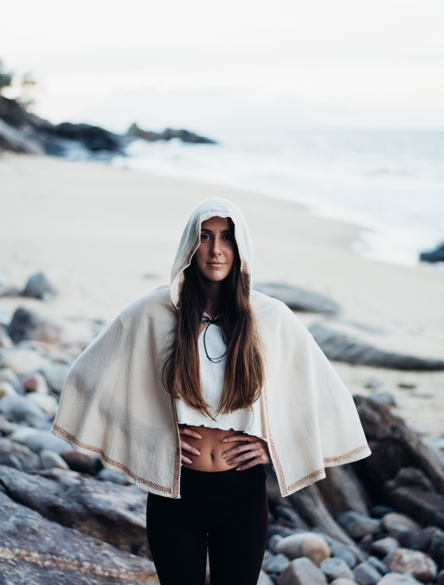 cream-coloured Enchanted Caplet