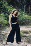 Kundalini Linen Pants- Black