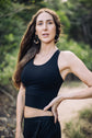 Vinyasa Yoga Top-Black