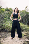 Kundalini Linen Pants- Black