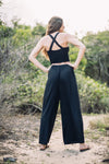 Kundalini Linen Pants- Black