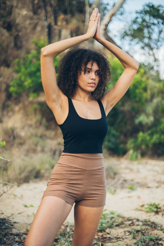 Yang Booty Shorts- Bamboo