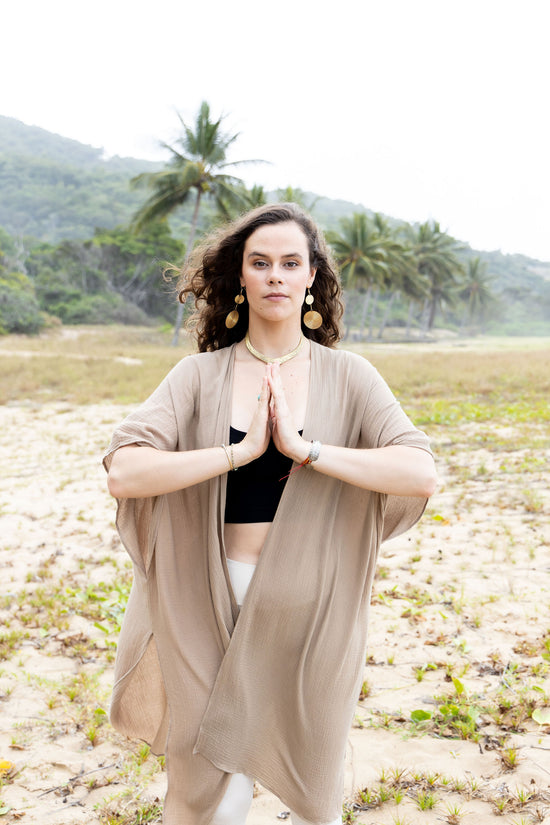 Adore Kaftan- Cotton- Taupe