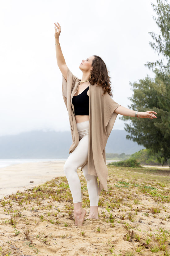 Adore Kaftan- Cotton- Taupe