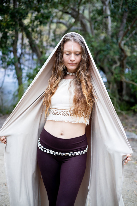 This long, Hoodie cardigan is made from organic stretch bamboo