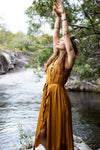 Majestic Wrap Dress-Silk
