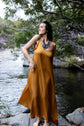 Illuminate Maxi Dress-Silk-Copper