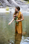 Majestic Wrap Dress-Silk
