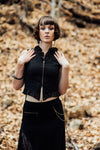 Allure Vest-Black- Cotton